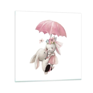 Cuadro sobre vidrio - Impresiones sobre Vidrio - Esto es amor - 40x40 cm