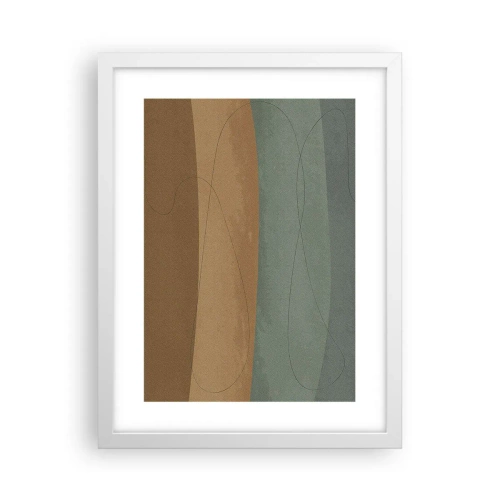 Póster en marco blanco - Composición horizontal - 30x40 cm