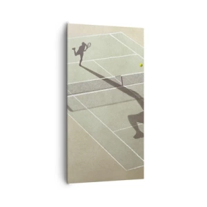 Cuadro sobre lienzo - Impresión de Imagen - Véncete a ti mismo - 65x120 cm