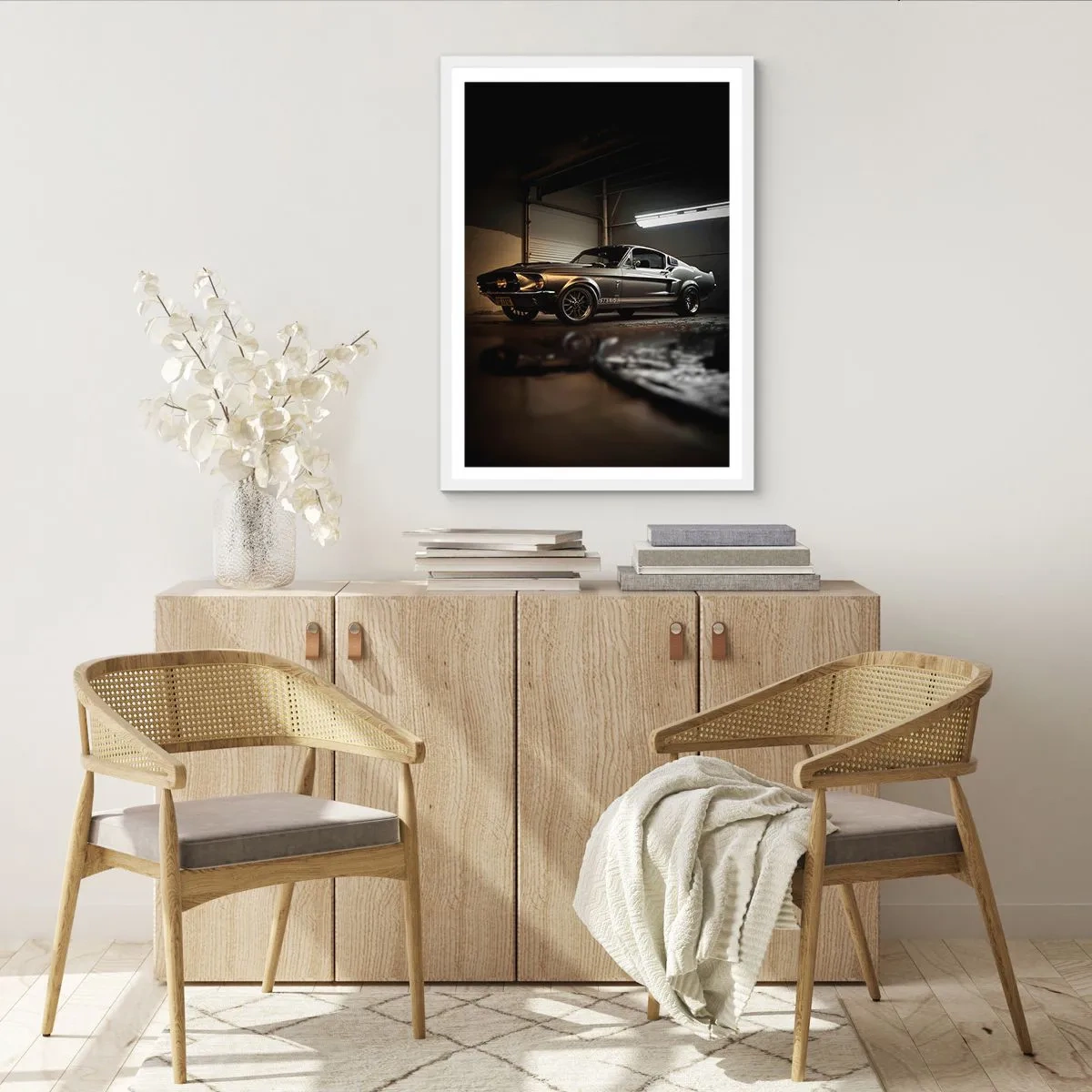 Póster en marco blanco - Un retorno al pasado - 61x91 cm