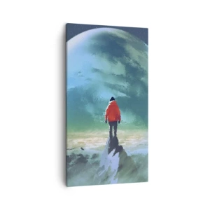 Cuadro sobre lienzo - Impresión de Imagen - Descubridor de una nueva Tierra - 45x80 cm