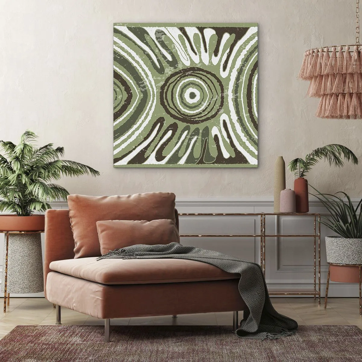 Cuadro sobre lienzo - Impresión de Imagen - Explosión de emociones - 40x40 cm