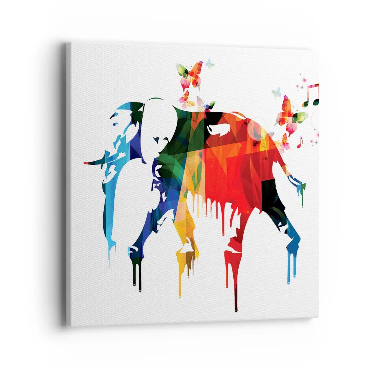 Cuadro sobre lienzo - Impresión de Imagen - Todo el mundo puede bailar - 40x40 cm