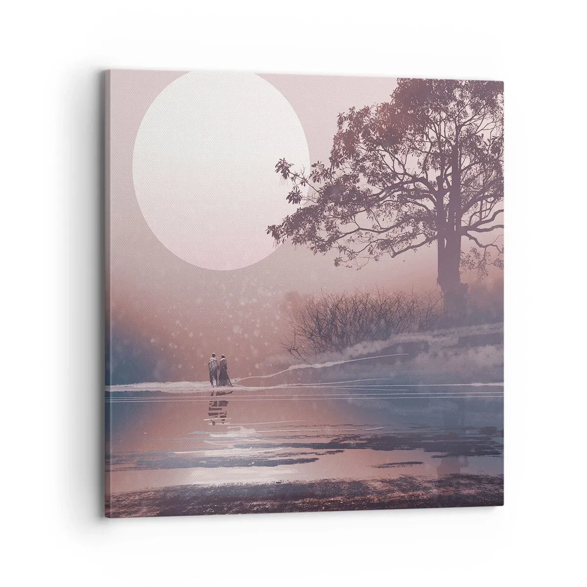 Cuadro sobre lienzo - Impresión de Imagen - Rarezas nocturnas - 70x70 cm