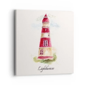Cuadro sobre lienzo - Impresión de Imagen - Siempre observando - 30x30 cm