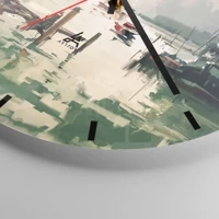 Esfera sin numeración, con rayas