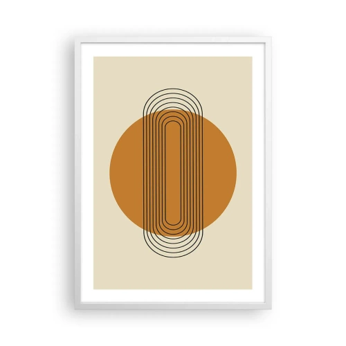Póster en marco blanco - El plan perfecto - 50x70 cm