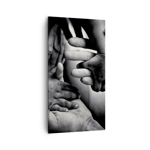 Cuadro sobre lienzo - Impresión de Imagen - Ser humano - 55x100 cm
