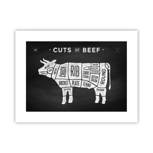 Póster - Manual del carnicero - 40x30 cm