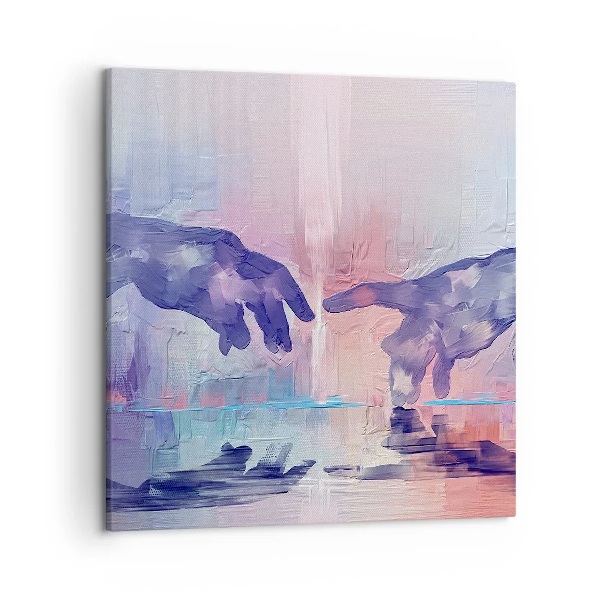 Cuadro sobre lienzo - Impresión de Imagen - Chispa divina de vida - 50x50 cm