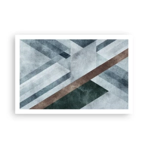 Póster - Sofisticada elegancia de la geometría - 91x61 cm