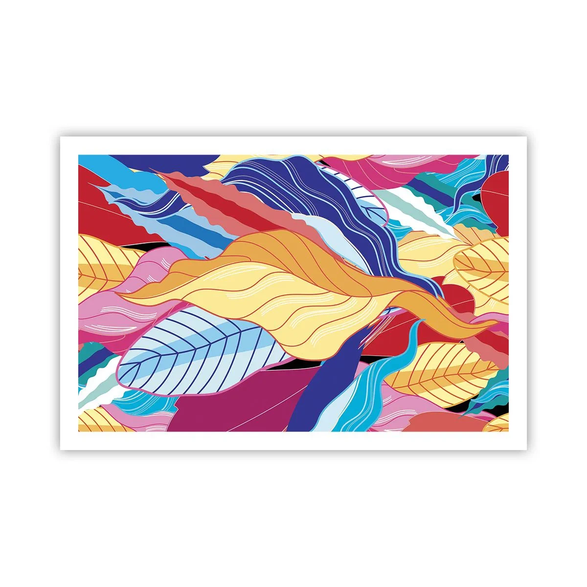 Póster - Desorden colorido - 91x61 cm