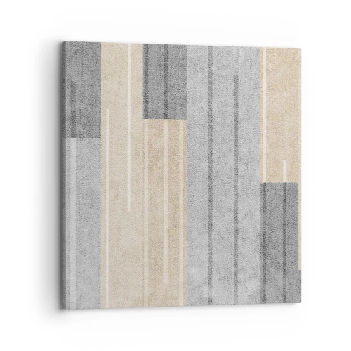 Cuadro sobre lienzo - Impresión de Imagen - Composición: sostener la vertical - 70x70 cm