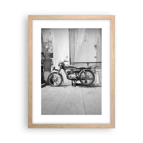 Póster en marco roble claro - Los clásicos por encima de todo - 30x40 cm