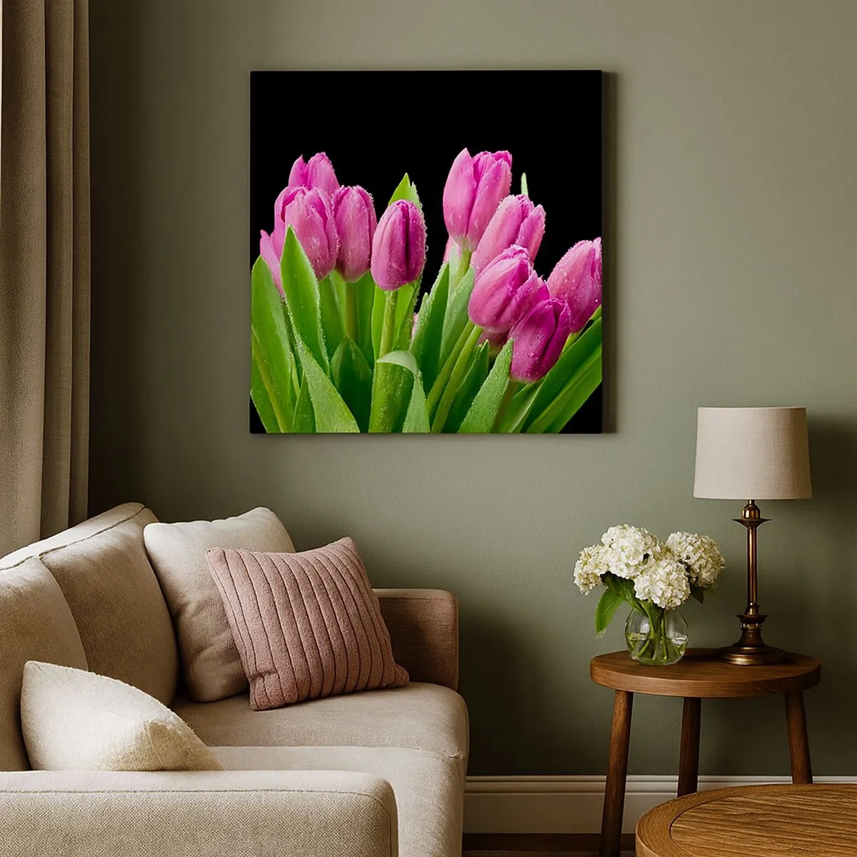 Cuadro sobre lienzo - Impresión de Imagen - La alegría de la primavera - 30x30 cm