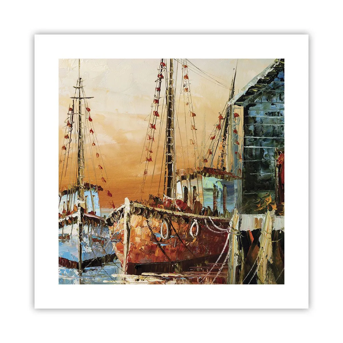 Póster - Regreso pacífico - 40x40 cm