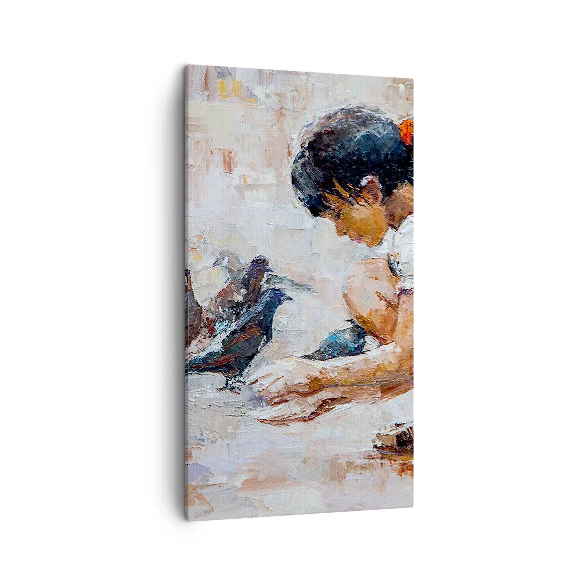 Cuadro sobre lienzo - Impresión de Imagen - Pequeños y dulces - 45x80 cm