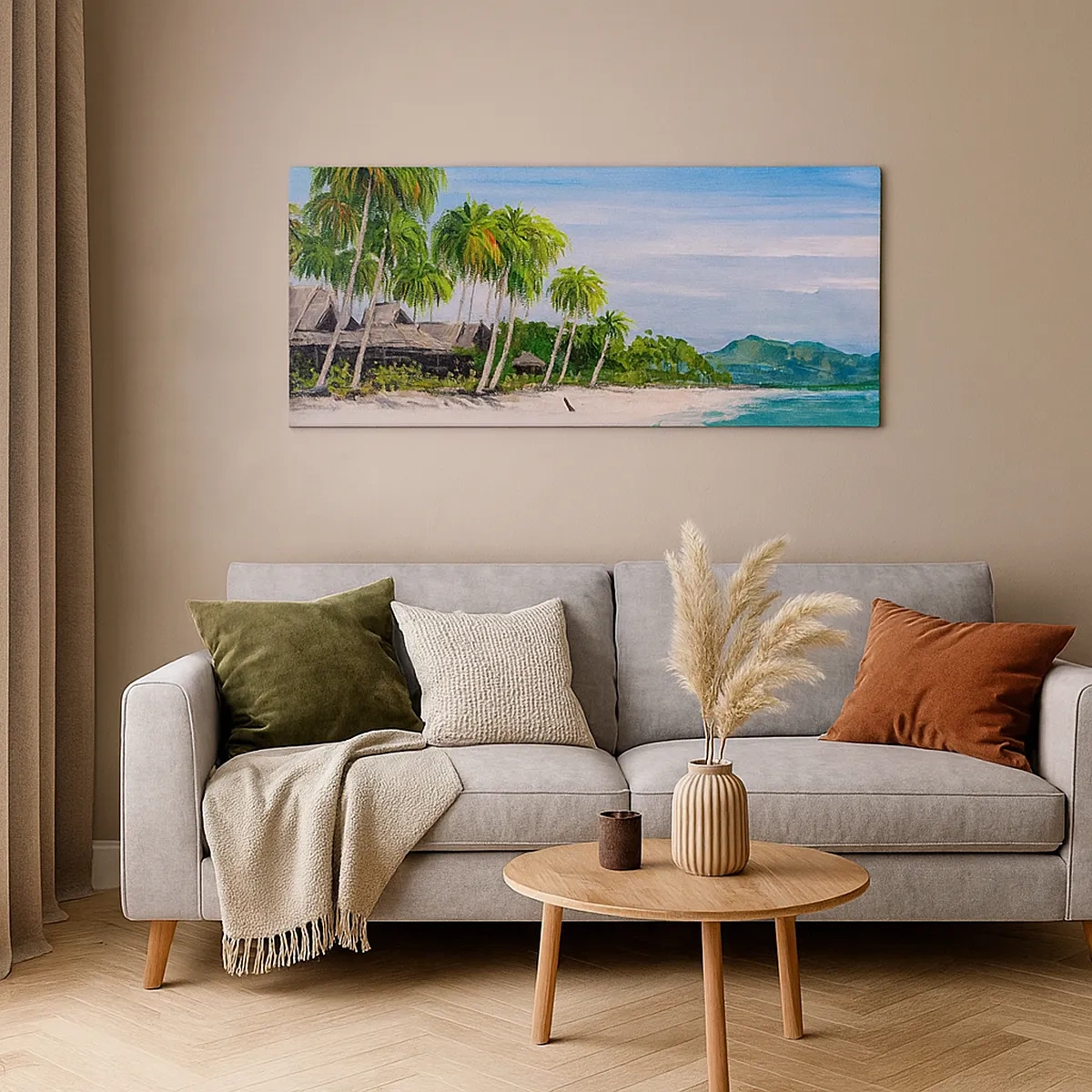 Cuadro sobre lienzo - Impresión de Imagen - Un sueño exótico - 30x30 cm