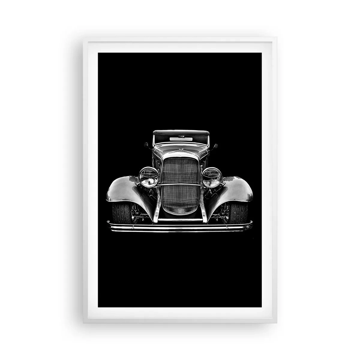 Póster en marco blanco - Un verdadero caballero - 61x91 cm