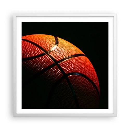 Póster en marco blanco - Hermoso como un planeta - 60x60 cm