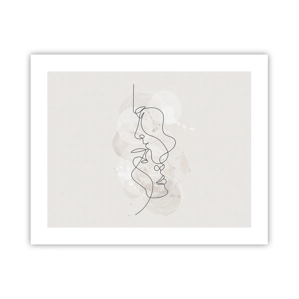 Póster - En un abrazo - 50x40 cm