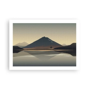 Póster - Reflejo de espejo - 70x50 cm