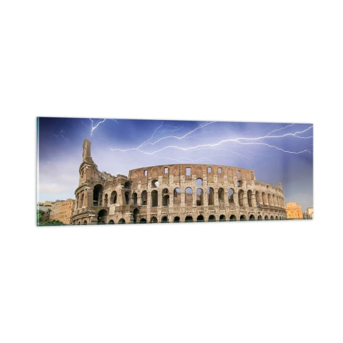 Cuadro sobre vidrio - Impresiones sobre Vidrio - Arena de guerreros - 90x30 cm