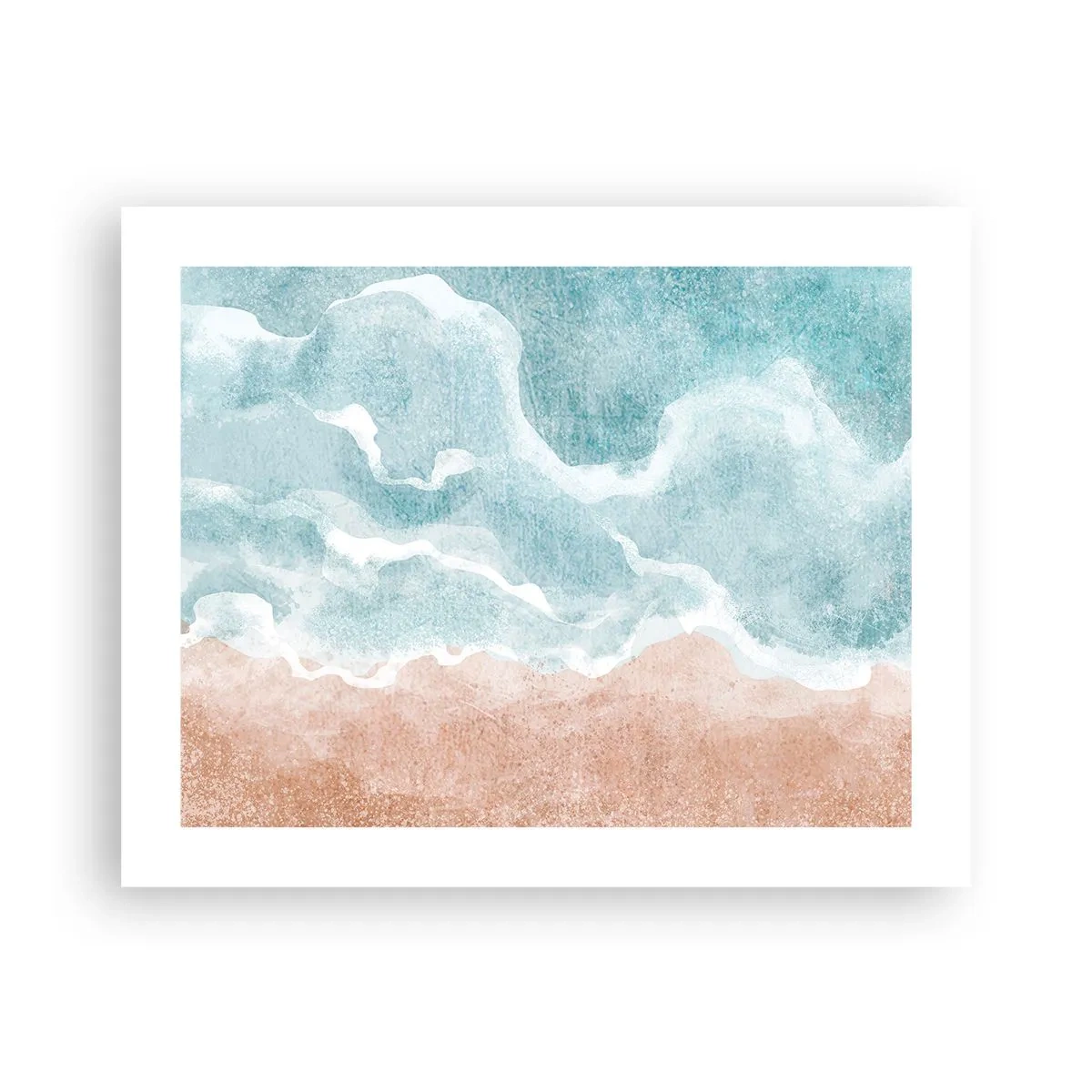 Póster - Abstracción de nubes - 50x40 cm