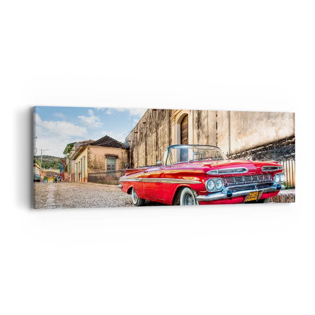 Cuadro sobre lienzo - Impresión de Imagen - Emociones cubanas - 90x30 cm