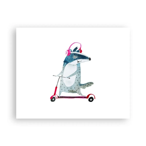 Póster - Alegrías de tejón - 50x40 cm