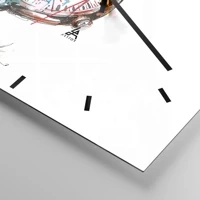 Esfera sin numeración, con rayas