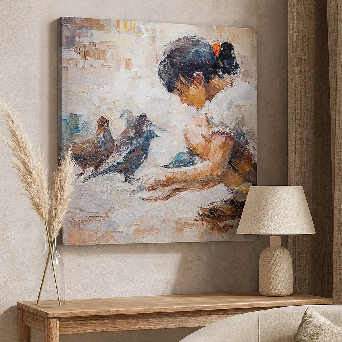 Cuadro sobre lienzo - Impresión de Imagen - Pequeños y dulces - 30x30 cm