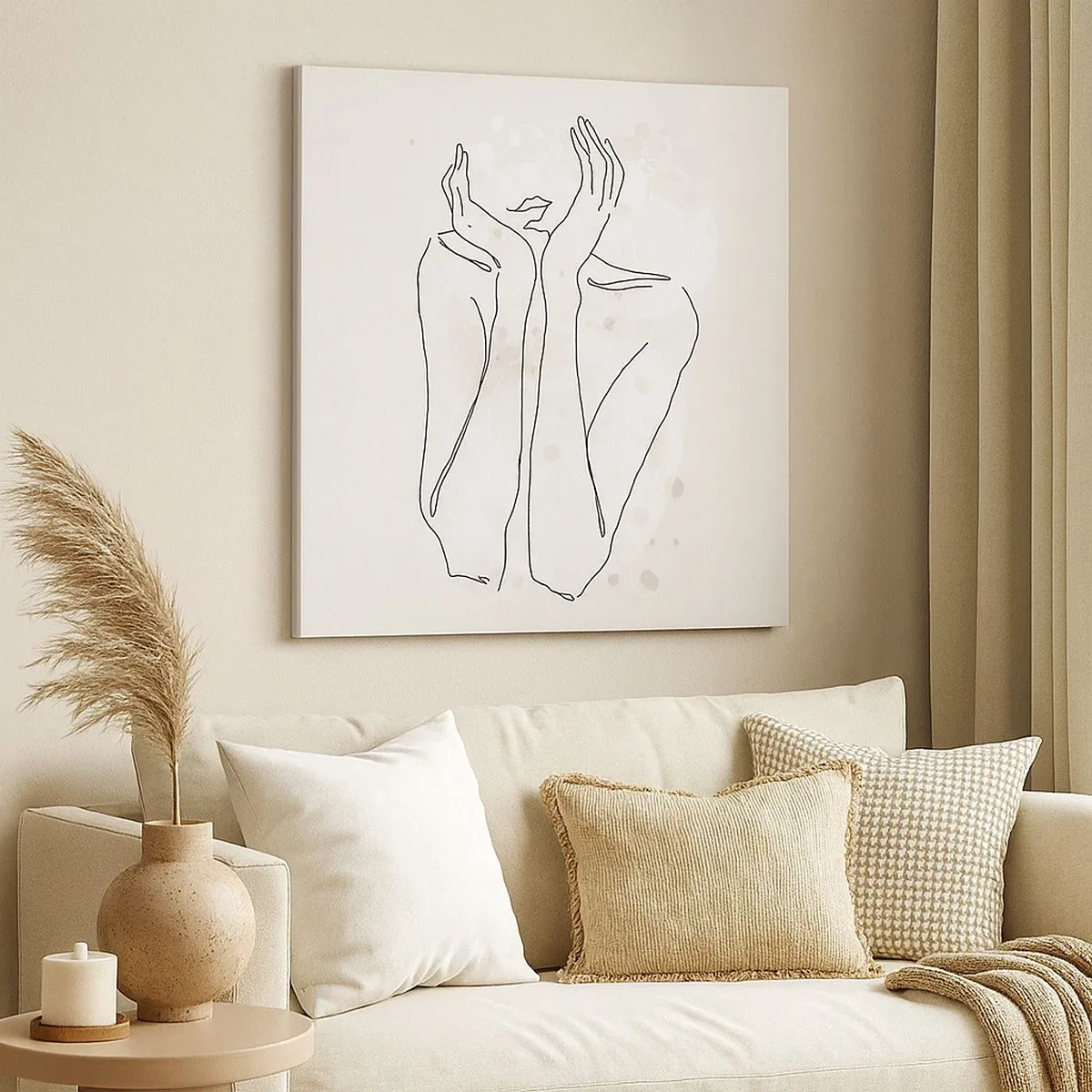 Cuadro sobre lienzo - Impresión de Imagen - Un momento de ensueño - 30x30 cm