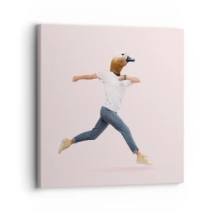 Cuadro sobre lienzo - Impresión de Imagen - Una pizca de absurdez - 30x30 cm