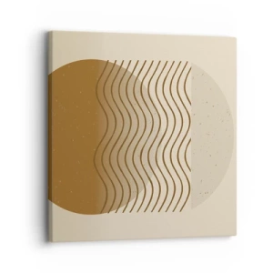 Cuadro sobre lienzo - Impresión de Imagen - Sobre el origen de las figuras geométricas - 30x30 cm