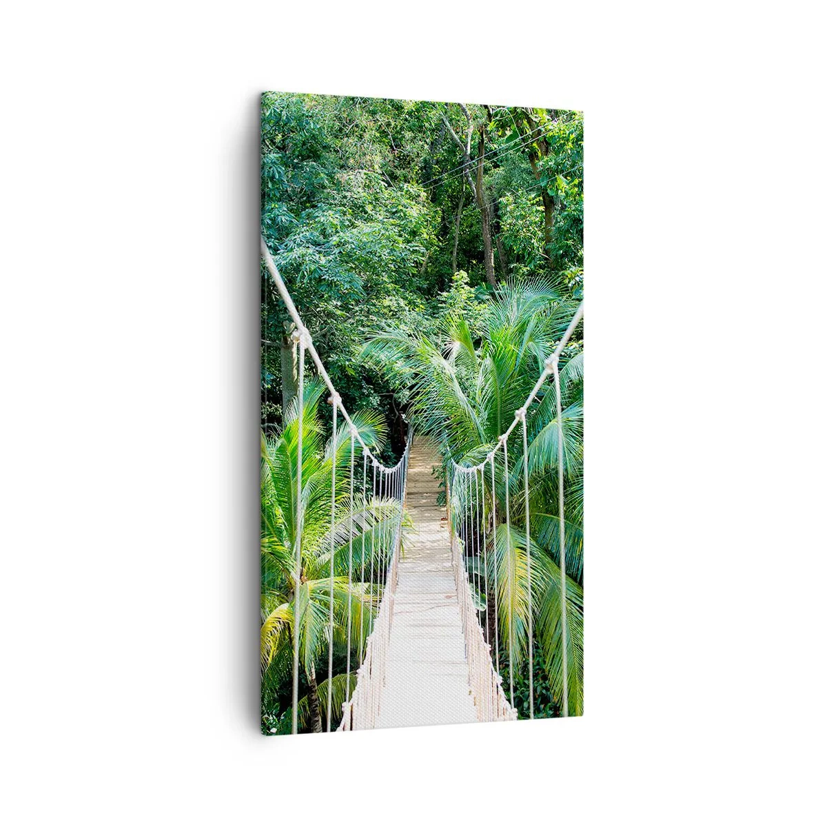 Cuadro sobre lienzo - Impresión de Imagen - ¡Bienvenido a la selva! - 45x80 cm
