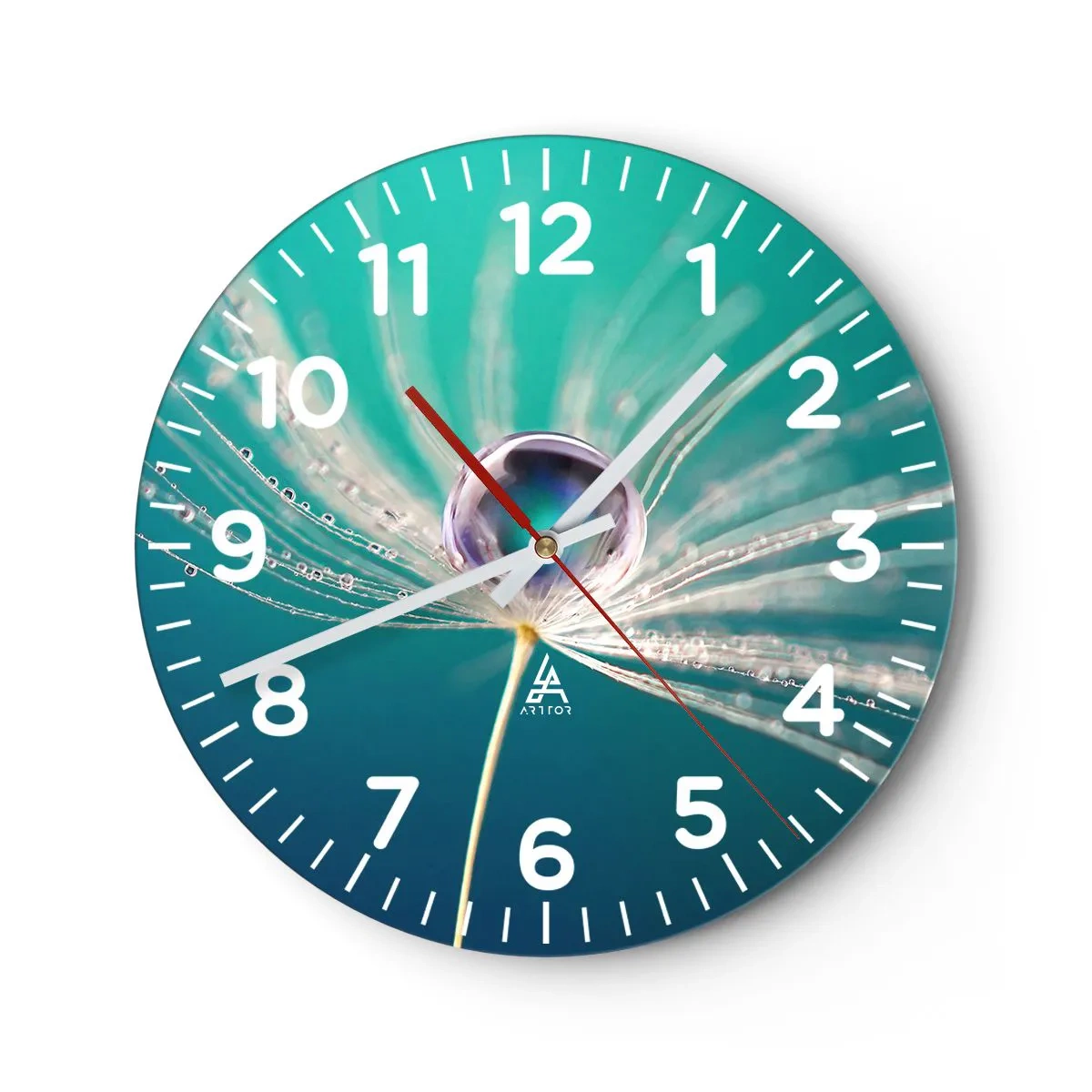 Reloj de pared - Reloj de vidrio - Momento místico - 30x30 cm