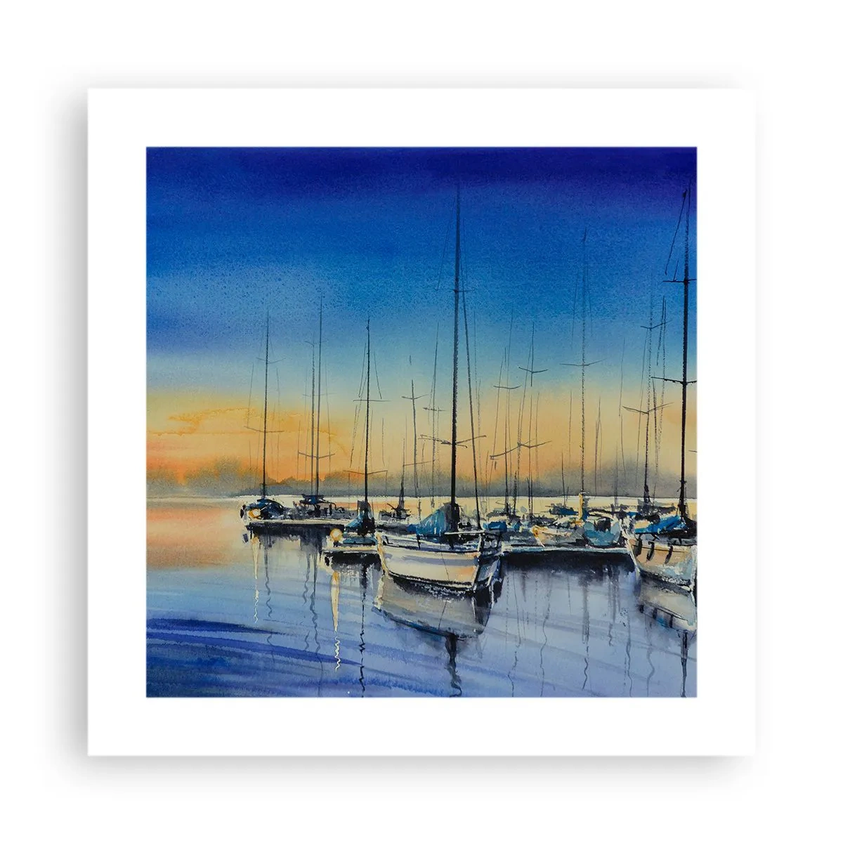 Póster - El final de un buen día - 40x40 cm