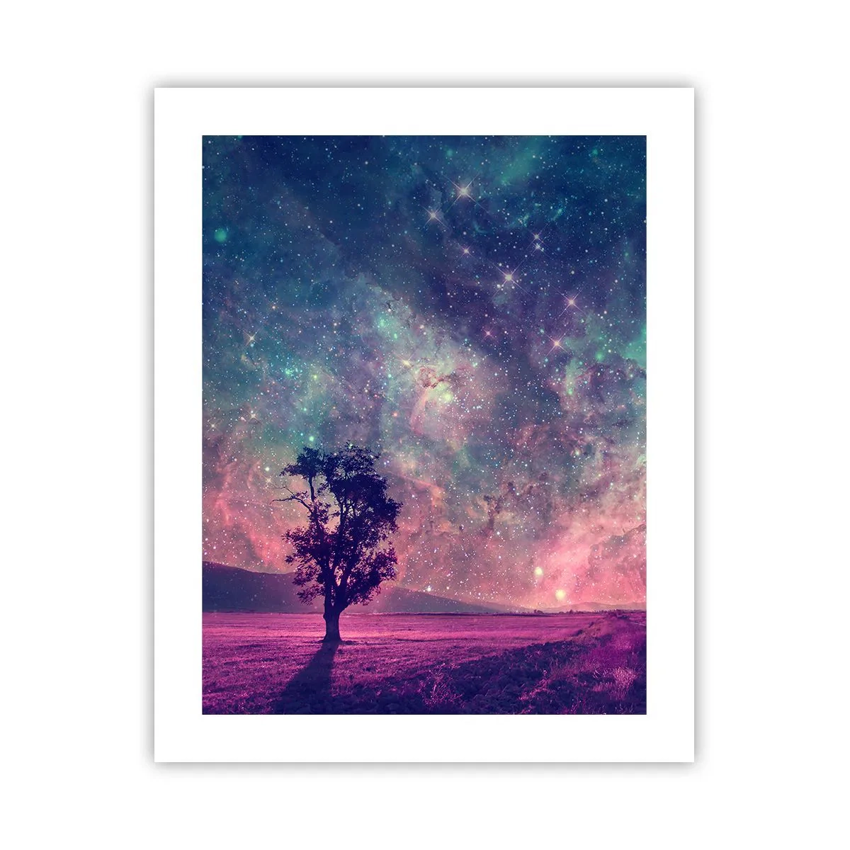 Póster - Bajo un cielo mágico - 40x50 cm