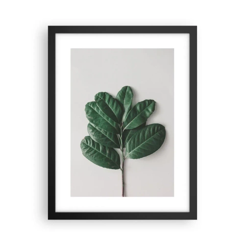 Póster en marco negro - El dibujo de la propia naturaleza - 30x40 cm