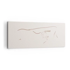 Cuadro sobre lienzo - Impresión de Imagen - La forma del deseo - 100x40 cm