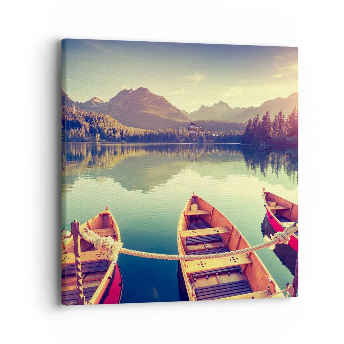 Cuadro sobre lienzo - Impresión de Imagen - Para vivir según sus leyes - 40x40 cm