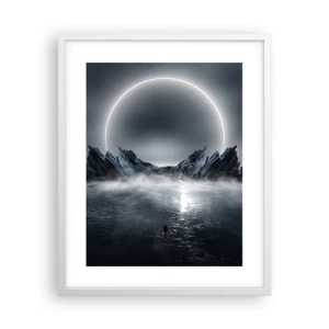 Póster en marco blanco - El final del cuento - 40x50 cm