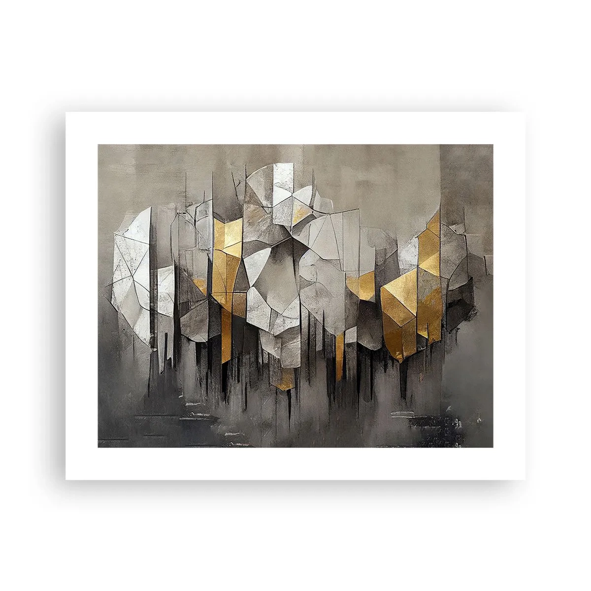 Póster - Composición hecha de hielo y luz - 50x40 cm