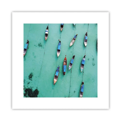 Póster - En alegre espera - 30x30 cm