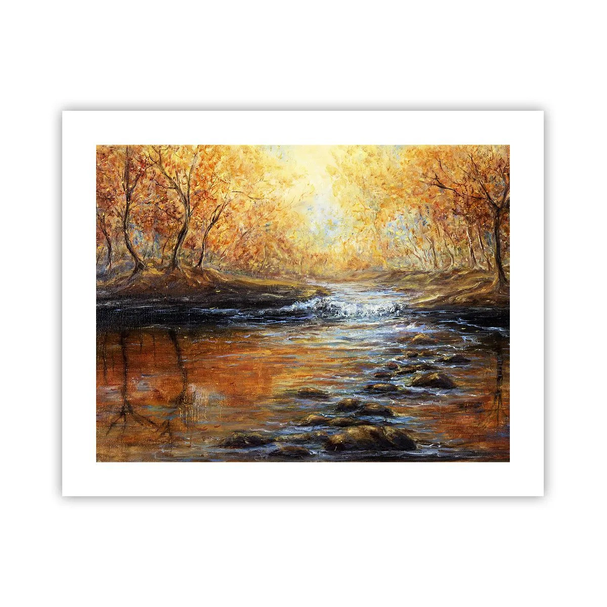 Póster - Arroyo de oro - 50x40 cm
