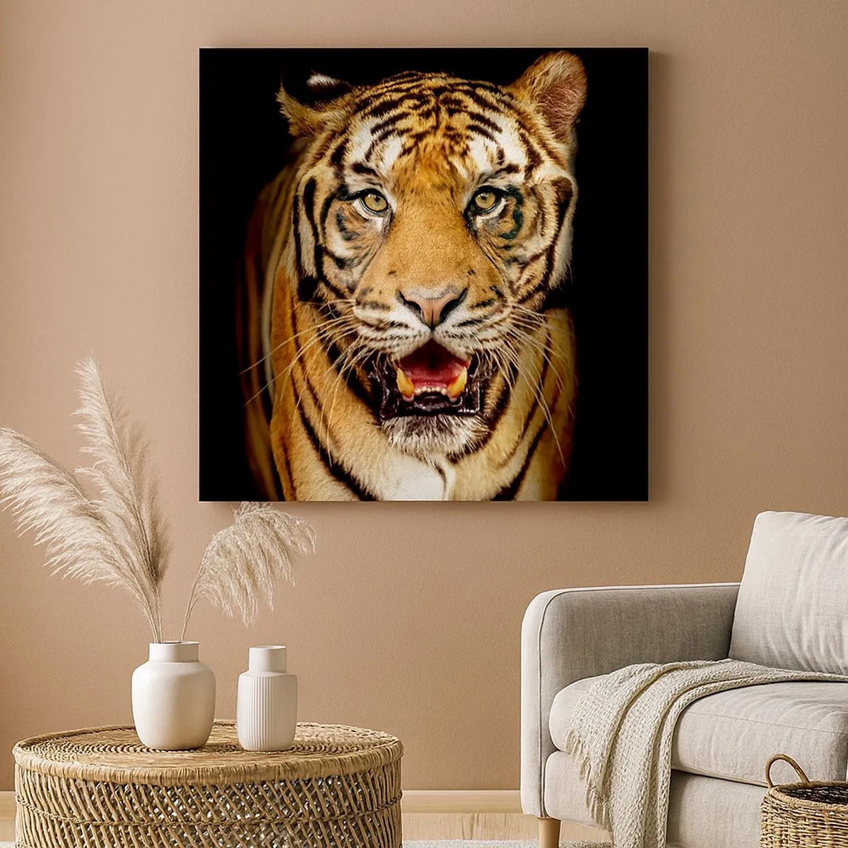 Cuadro sobre lienzo - Impresión de Imagen - Salvaje de corazón - 30x30 cm