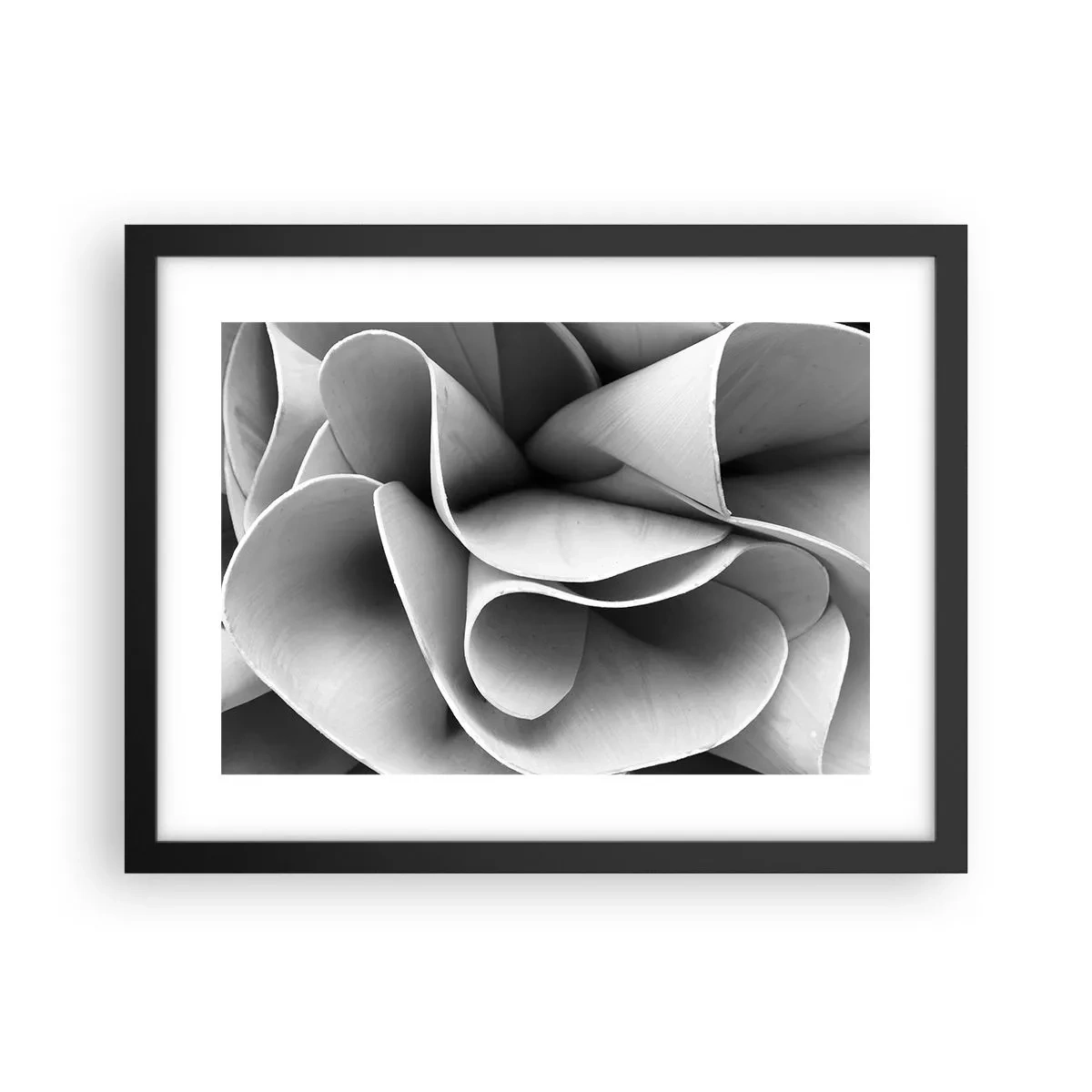 Póster en marco negro - Sucede en el espacio - 40x30 cm