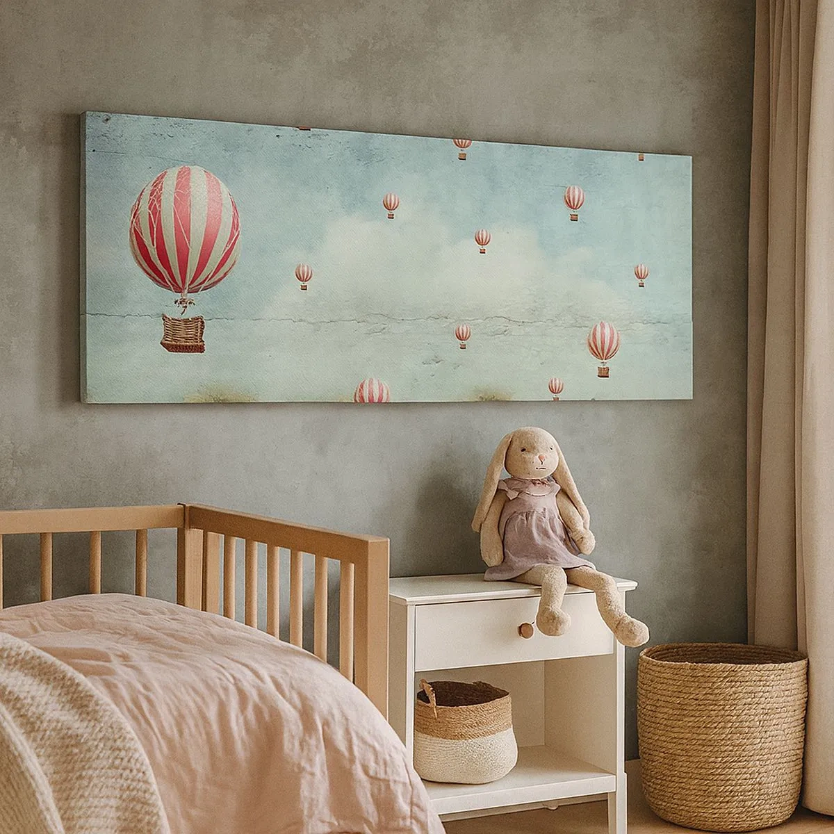 Cuadro sobre lienzo - Impresión de Imagen - Libre del ajetreo de la vida - 100x40 cm