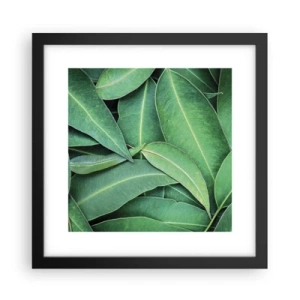 Póster en marco negro - Jugosidad y frescura - 30x30 cm